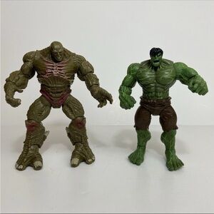 Marvel The Incredible Movie Hulk and Abomination 6” Action Figures 2007